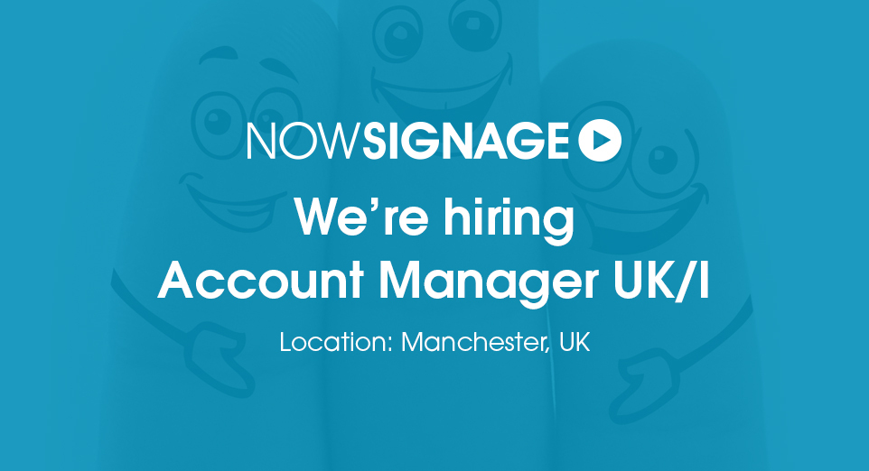 We&#8217;re Hiring: Account Manager UK/I